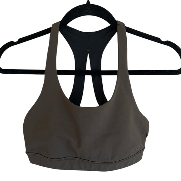Lululemon Olive Green Invigorate Bra Size 8 - Picture 4 of 8